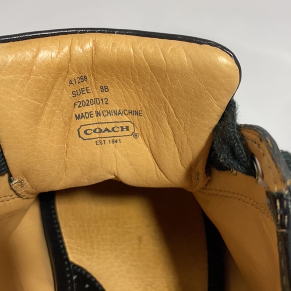 Coach Black Logo Sneakers - Picture 5 of 6